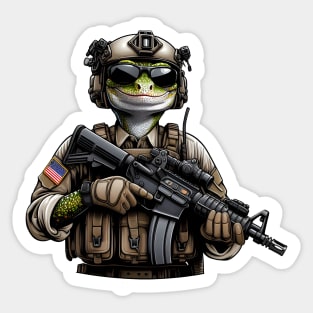 Tactical Gecko Sticker